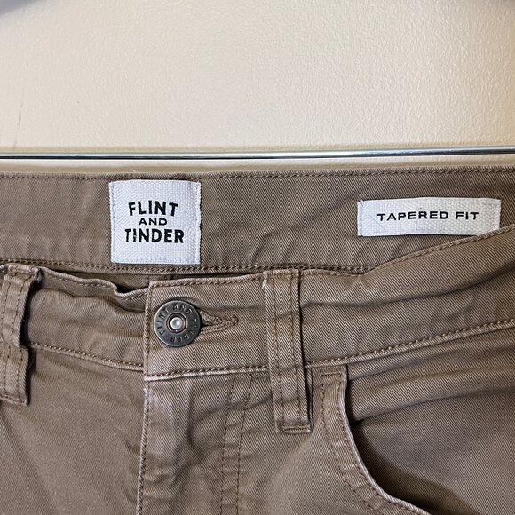 Flint and Tinder Tapered Fit Chino Pants - Men's Size 30*30 - Tan - Picture 3 of 14